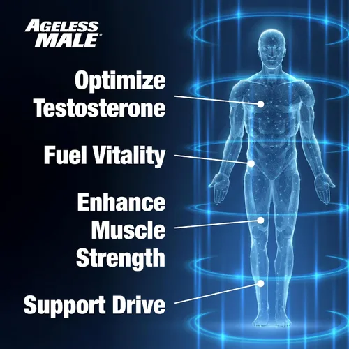 Miniatura 5 de Ageless Male Free Testosterone Booster Supplement for Men, 60 Tablets