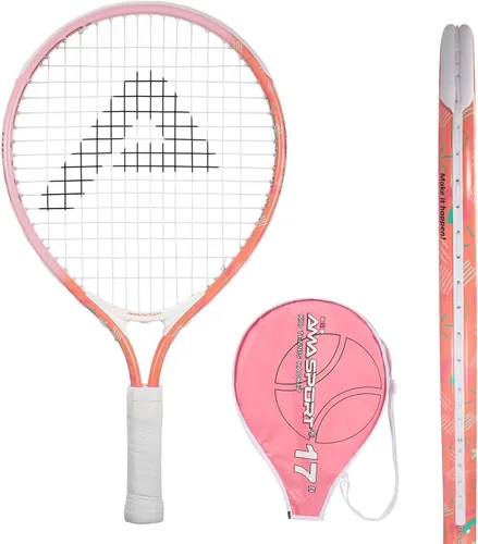 AMA SPORT Raqueta de tenis para niños pequeños, kit de iniciación de raqueta de tenis de 17 a 25 pulgadas para niñas y niños con bolsa de nailon