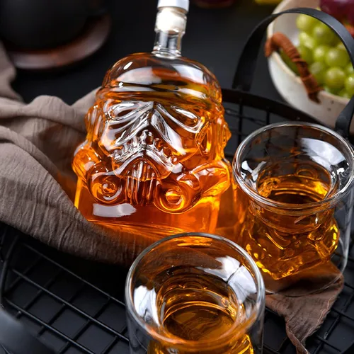 Miniatura 2 de Juego de decantador de whisky, decantador de whisky con 2 vasos de 150ml, regalos del Día del Jefe para hombres, esposo, novio, papá, juego de 1
