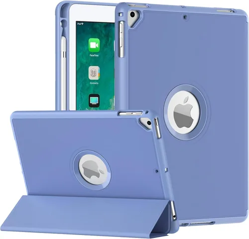 Miniatura 11 de MoKo - Funda para iPad 9.7 pulgadas (6.ª / 5.ª Generación, modelo 2018 / 2017) con soporte para Apple Pencil, cubierta inteligente delgada con logo