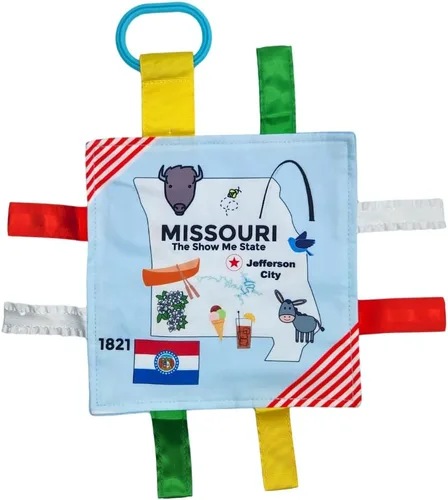 Miniatura 40 de Baby Jack & Co - Cochecito de juguete para bebés de 8 x 8 pulgadas, juguete para bebés, juguetes arrugados para desarrollar cinco sentidos, aprende
