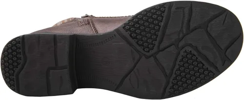 Miniatura 6 de GLOBALWIN Botines de tacón bajo con cordones para mujer