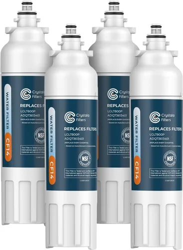 Miniatura 9 de Crystala Filters Filtro de agua para refrigerador LT800P, compatible con LT800P, ADQ73613401, ADQ73613402, ADQ73613408, ADQ75795104, Kenmore 9490