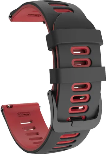 Miniatura 10 de OVERSTEP Correa compatible con Garmin Vivoactive 3 Forerunner 645 Venu, 0.787 pulgadas de silicona suave de repuesto para Samsung Galaxy Watch 3