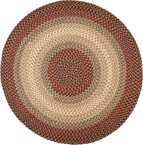 Miniatura 39 de Rhody Rug Easy Living EL33 Taupetone - Alfombra ovalada trenzada de 4 x 6 pies, decoración del hogar, tapete para piso o dormitorio, de fácil