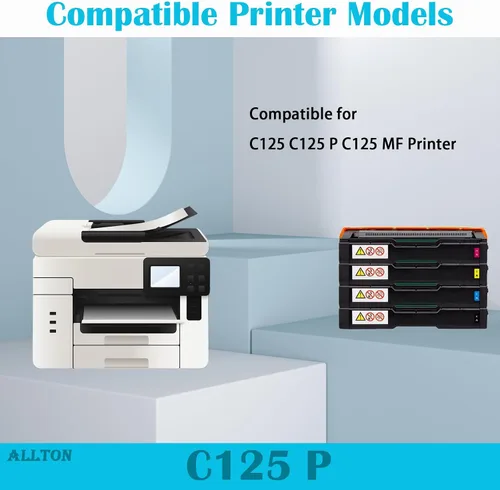Miniatura 2 de C125P C125MF Cartucho de tóner compatible Ricoh 434060 434061 434062 434063 Cartucho de tóner de repuesto para impresora ricoh C125P C125MF C125 P