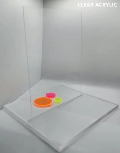 Miniatura 2 de Lámina de plexiglás acrílico transparente - 1/4" de grosor - 9" x 48