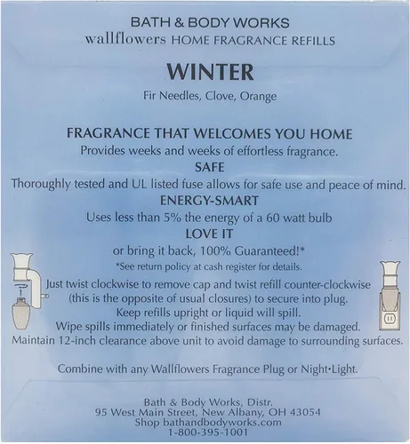 Miniatura 2 de Bath and Body Works Recambio de Wallflower de Invierno 2 Bulbos