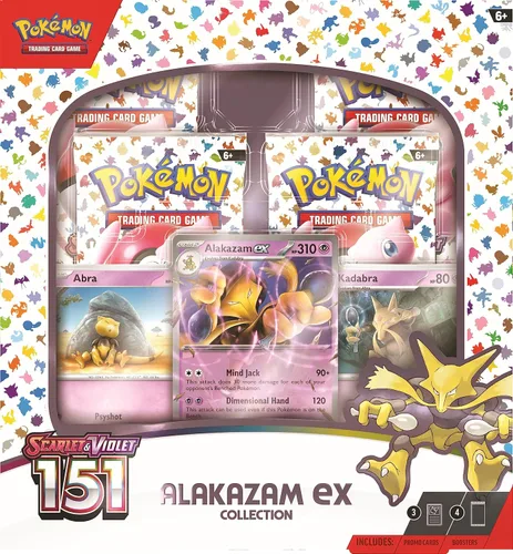 Miniatura 2 de Pokemon TCG Escarlata y Violeta 3.5 Pokemon 151 Alakazam Ex Caja