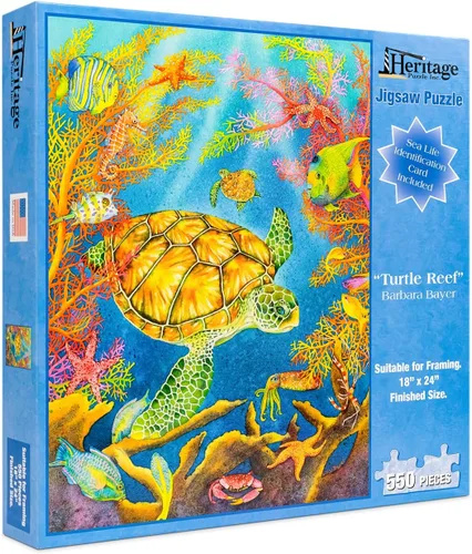 Miniatura 17 de William Bock - Rompecabezas de 550 piezas para adultos - Blue Crab Bay - Rompecabezas de playa para mujeres y hombres - Rompecabezas geniales - Arte
