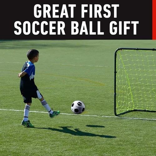 Miniatura 3 de Franklin Sports - Pelotas de fútbol para jóvenes y adultos - Tamaños 3, 4 y 5 - Paquetes individuales y a granel - Negro y blanco
