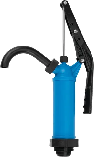Miniatura 5 de Performance Tool W54268 Bomba de Tambor de Barril de Acción de Palanca de Uso General Azul - Se Ajusta a Tambores de 5 a 55 Galones