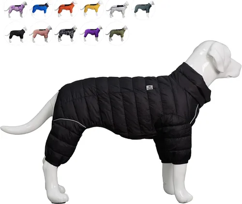 Miniatura 16 de ArmyGreen Abrigo para Perros - Chaleco reflectante cálido para perros pequeños, medianos y grandes, impermeable, resistente al viento, con Verde