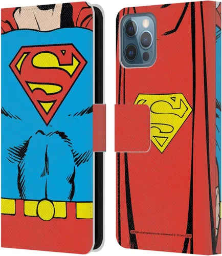 Miniatura 37 de Head Case Designs Funda de piel con licencia oficial de Superman DC Comics con logotipos negros y rojos compatible con Apple iPhone 11