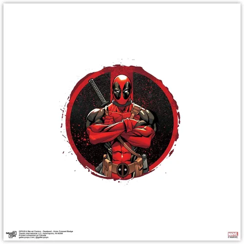 Miniatura 9 de Trends International Gallery Pops Marvel Comics Deadpool - Póster de pared con insignia de brazos cruzados, 12 x 12 pulgadas, versión enmarcada