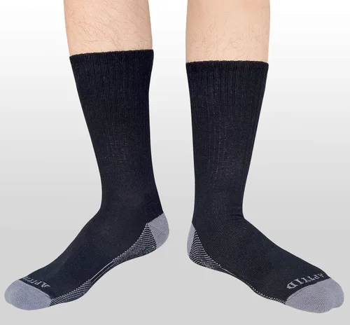 Miniatura 6 de APTYID Calcetines acolchados con control de humedad para hombre (46 pares)