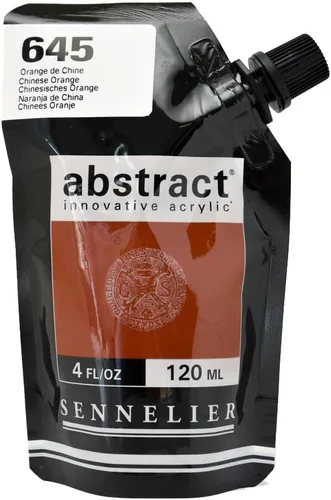 Miniatura 19 de SENNELIER Pintura acrílica abstracta innovadora para cuerpo pesado, bolsa de 16.9 fl oz, blanco titanio