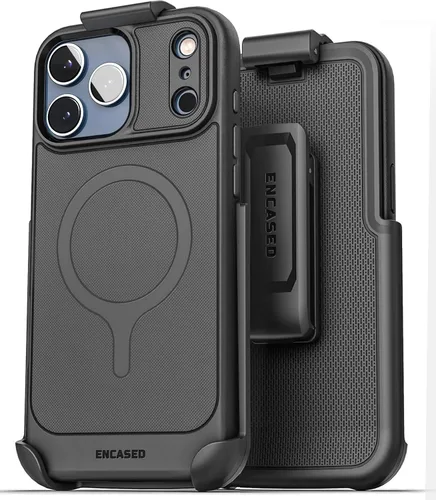 Miniatura 14 de Funda para cinturón Encased iPhone 11 con clip (Blindaje delgado) Funda de agarre delgada con cartuchera - Negro