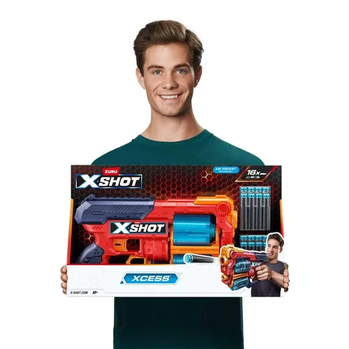 Miniatura 6 de ZURU X-Shot 36436 Excel Xcess Foam Blaster (16 dardos)