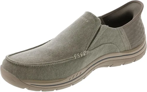 Miniatura 4 de Skechers USA Expected - Zapatos sin cordones de lona Cayson Moc Toe para hombre