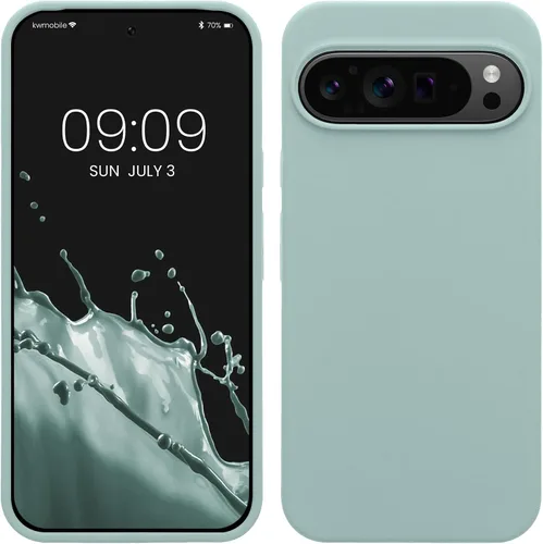 Miniatura 77 de kwmobile Funda Compatible con Google Pixel 6 Pro - Funda de Teléfono de Silicona TPU con Acabado Suave - Azul Caribe