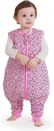 Miniatura 12 de Mosebears Cotton Toddler Sleep Sack with Feet 2.5 TOG Ultra Soft Toddler Sleeping Sack Baby Sleep Bag Walker Wearable Blanket
