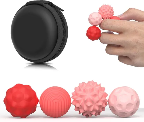 Miniatura 15 de Juguetes de Pelotas Magnéticas de Silicona Fidget, 8 Piezas con Texturas de Atracción, Pelota Sensorial Fidget con Carcasa de Silicona para Adultos