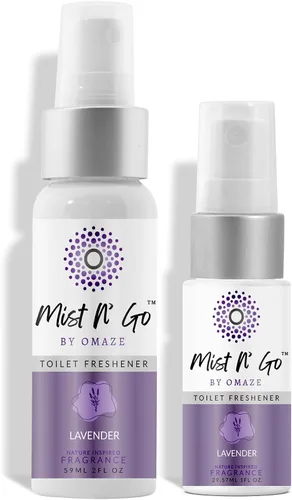 Miniatura 35 de Mist N' Go by Omaze - Aerosol de Baño de Viaje para Inodoro Eliminador de Olores - Aerosol de Inodoro de Viaje para Ambientador de Aire de Baño