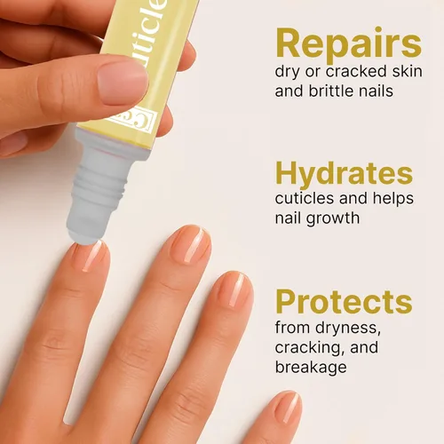 Miniatura 3 de C CARE Aceite para Cutículas Roll-On de Almendra Dulce Aceite Natural Revitalizante e Hidratante para Uñas para Cutículas Reparadas Durante