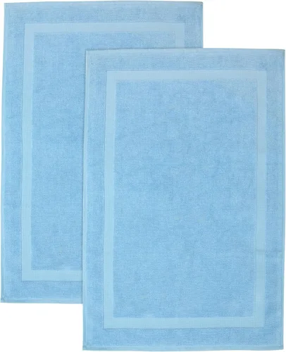 Miniatura 11 de Bumble Towels Bliss - Juego de 2 alfombrillas de baño de lujo, 22 x 34 pulgadas, calidad premium, 1000 GSM, algodón peinado suave, absorbente (moca)