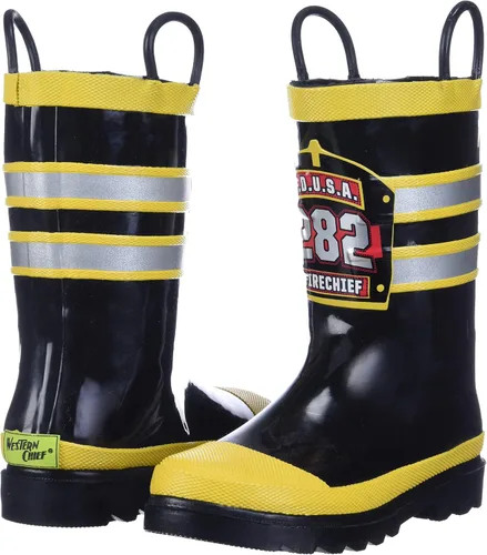 Miniatura 7 de Western Chief - Botas de lluvia impermeables impresas con asas fáciles de tirar, F.D.U.S.A, 1 M US Little Kid