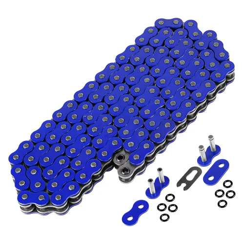 Miniatura 6 de Caltric Cadena de transmisión azul con junta tórica compatible con Yamaha Raptor 660 Yfm660R Yfm-660R 2001-2005