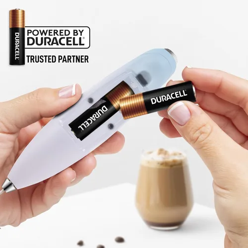 Miniatura 104 de Zulay Milk Boss Espumador de leche potente manual, hace espuma para latte, batidor para mezclar bebidas, café, miniespumador para capuchino, frappé