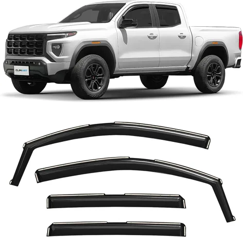 Miniatura 9 de CLIM ART - Deflectores de lluvia increíblemente duraderos en canal para Ford Bronco Sport 2021-2026, deflectores de ventana originales, viseras