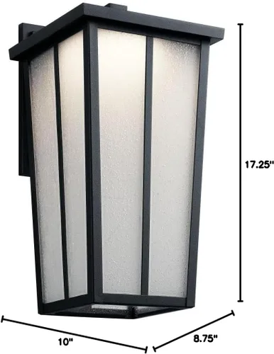 Miniatura 3 de Kichler 49624BKTLED - Soporte de pared LED para exteriores