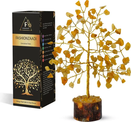 Miniatura 12 de FASHIONZAADI Árbol de dinero bonsái de amatista, árbol de dinero de cristal Feng Shui, piedras preciosas de chakras, cristales curativos de buena