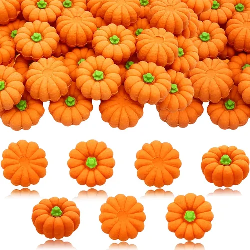 Borradores de calabaza para niños, 70 borradores de Halloween a granel 3D para premios de clase, recompensa de juego, caja del tesoro, dulce o