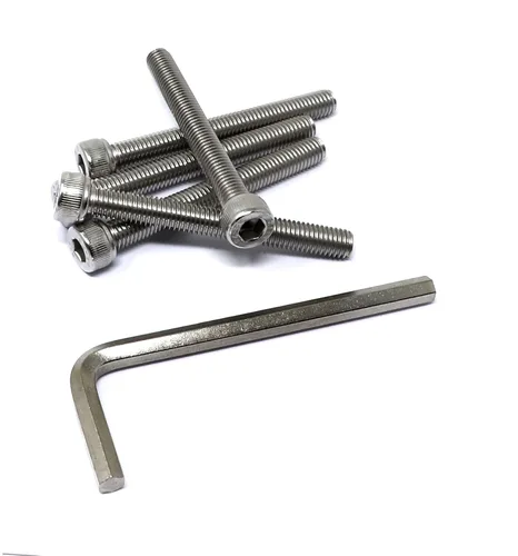 Miniatura 39 de iexcell 25 piezas M4 x 60/65/70/75/3.150 in paso de rosca 0.028 in acero inoxidable 304 cabeza hexagonal Tornillos Tornillos surtido Kit