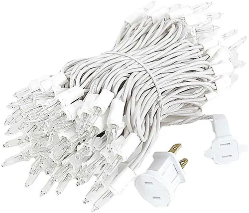 Miniatura 7 de Novelty Lights set de 100 luces navideñas transparentes de 34 pies de largo.