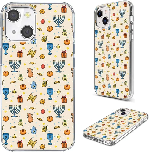 Miniatura 38 de Funda protectora completa a prueba de golpes, delgada, suave, TPU transparente, para iPhone 14/13 6.1, diseño de animales de dibujos animados