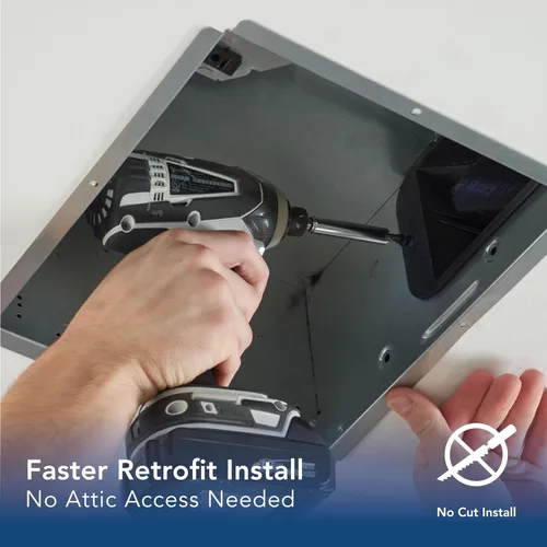 Miniatura 4 de Broan-NuTone Ventilador de escape de baño, fácil de instalar, potente 110 CFM, silencioso 1.0 Sones, Energy Star