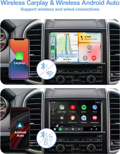 Miniatura 2 de ISUDAR PCM 3.1 Carplay inalámbrico y Android Auto Módulo para Porsche Panamera Cayenne Macan Cayman Boxster 911 718 Soporte Cámara reversa Sensor
