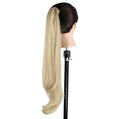 Miniatura 5 de IMISSU Extensión de pelo de cola de caballo flexible Colas de caballo Hairpieces (Piano Rubio Sucio)