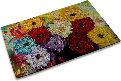 Miniatura 10 de TUBAMQ Felpudo de puerta Blessed de 17 x 30 pulgadas, tapete decorativo de bienvenida con purpurina bendita, parte trasera de goma antideslizante