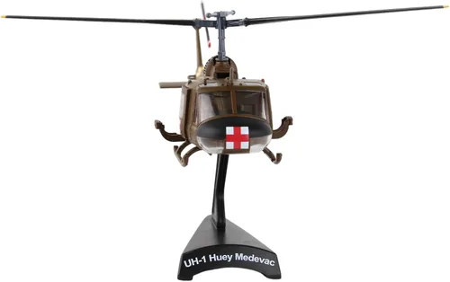 Miniatura 6 de Daron Worldwide Trading Sello postal UH-1 Huey MEDEVAC Vehículo del Ejército de EE. UU. (Escala 1/87)