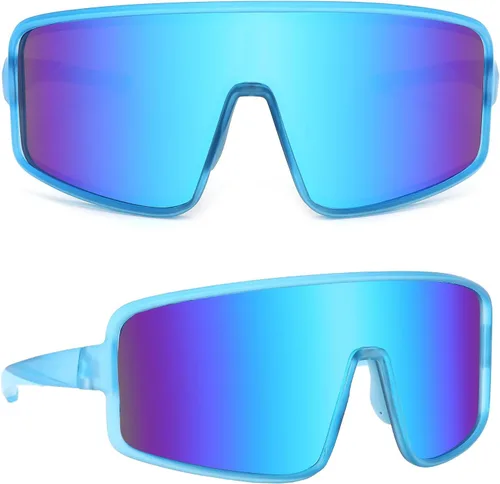 Miniatura 11 de Karsaer Vision - Gafas de sol deportivas para hombres y mujeres, gafas de sol de béisbol para jóvenes, niños, adolescentes y niñas Rojo