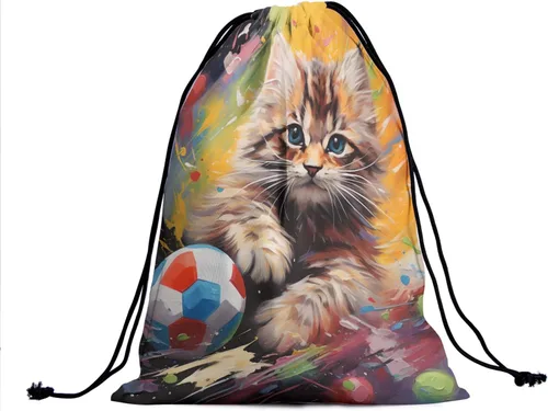 Miniatura 107 de Bolsa de agarre de gimnasia de piel de animal, bolsa de gimnasia con cordón ajustable, bolsa de cuerda para fauna silvestre, Mariposas Galaxy