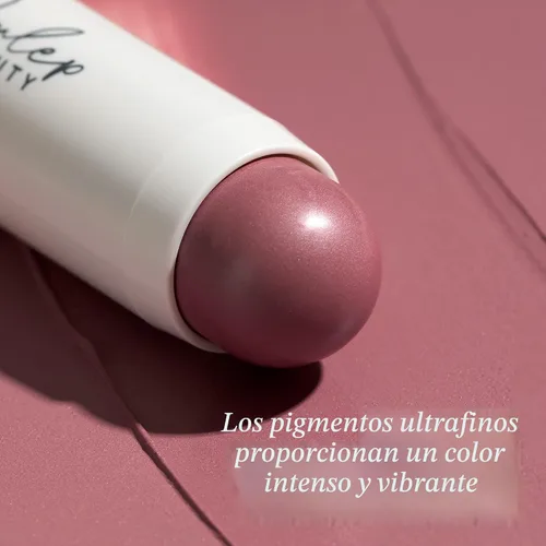 Miniatura 3 de Julep Skip The Brush Barra de Rubor de Crema a Polvo - Malva Apagado - Color Mezclable y Acumulable - Barra de Maquillaje 2 en 1 para Rubor y Labios