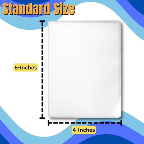 Miniatura 4 de Iconikal Paquete de 5, 4 x 6 pulgadas, capacidad para 24 fotos. Álbumes de fotos con cubierta transparente para almacenar y mostrar recuerdos