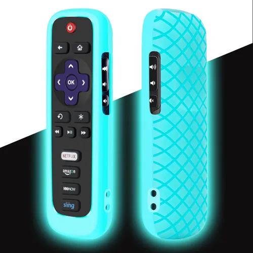 Miniatura 11 de Funda para mando a distancia Roku, cubierta de batería para TCL Smart TV Steaming Stick, funda protectora de silicona para control remoto universal